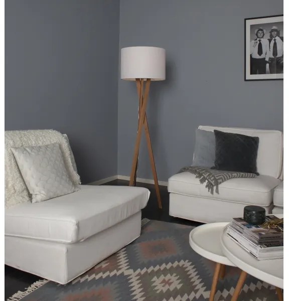 ByRydens 4100020-6002 - Állólámpa VEGA 1xE27/5W/230V bézs