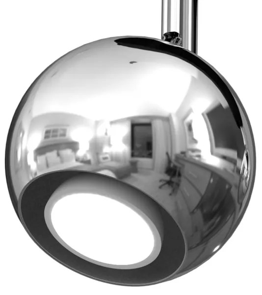 Spotlámpa COMET 3xGU10/8W/230V fekete/fényes króm