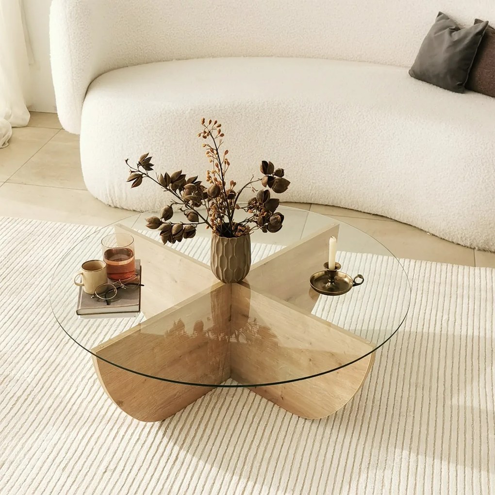 Lily Sapphire Oak dohányzóasztal