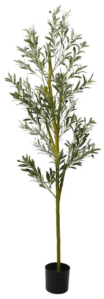 zöld mesterséges olajfa 800 levél 200 cm