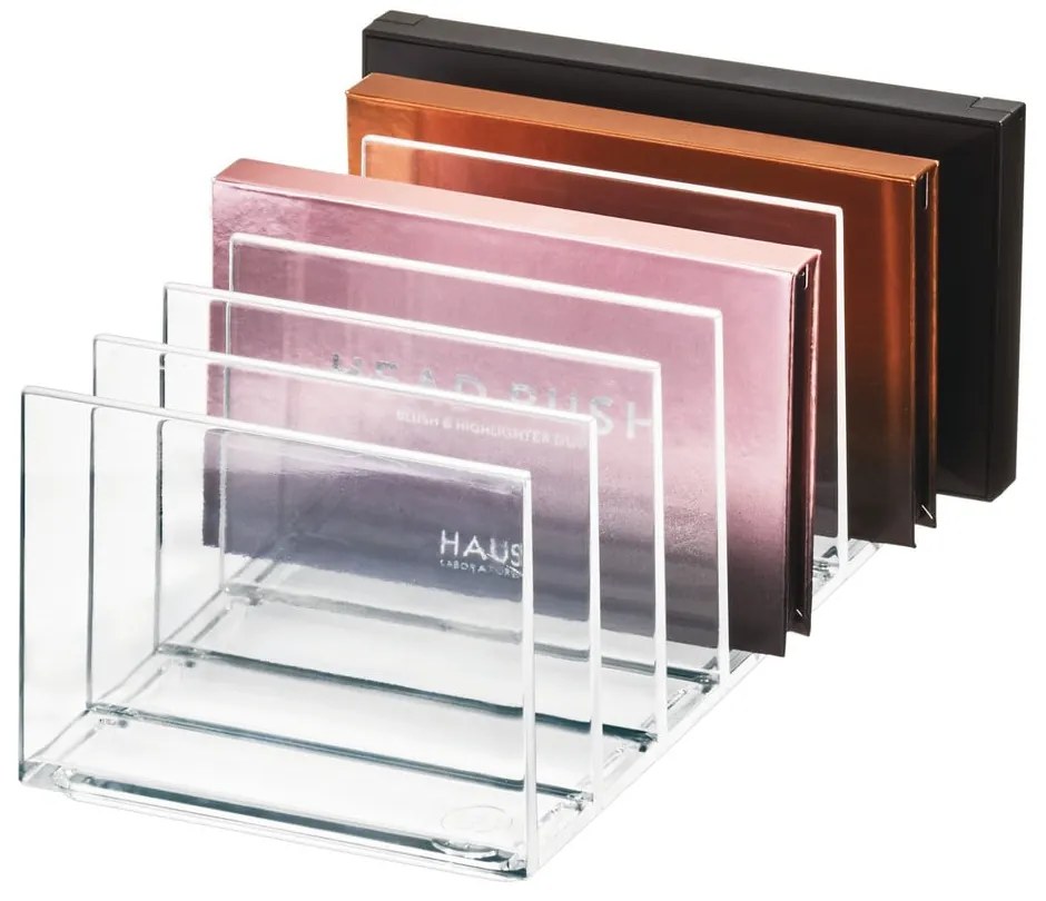 Újrahasznosított műanyag fürdőszobai rendszerező kozmetikumokhoz Palette Station – iDesign