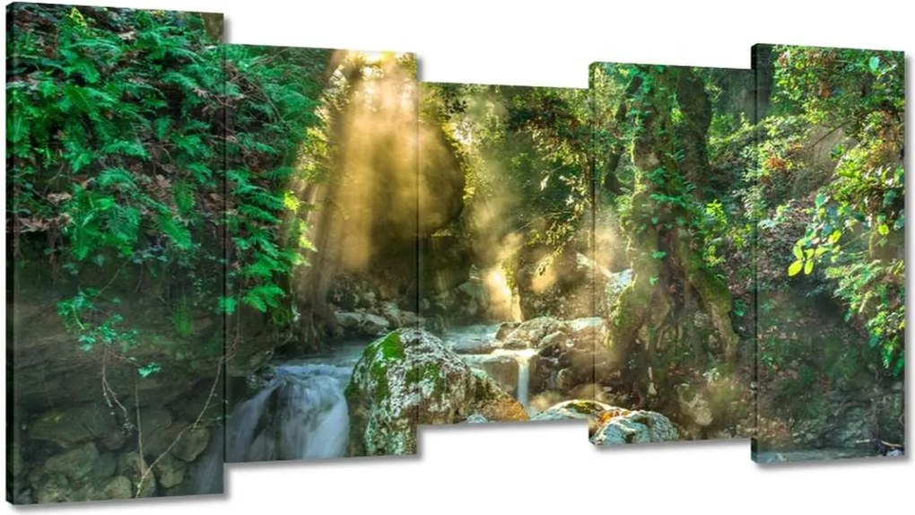 Festmények 150x80 Vízesés Tájkép