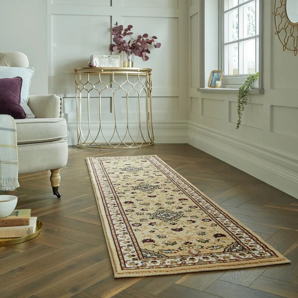 Bézs futószőnyeg 60x230 cm Sherborne – Flair Rugs