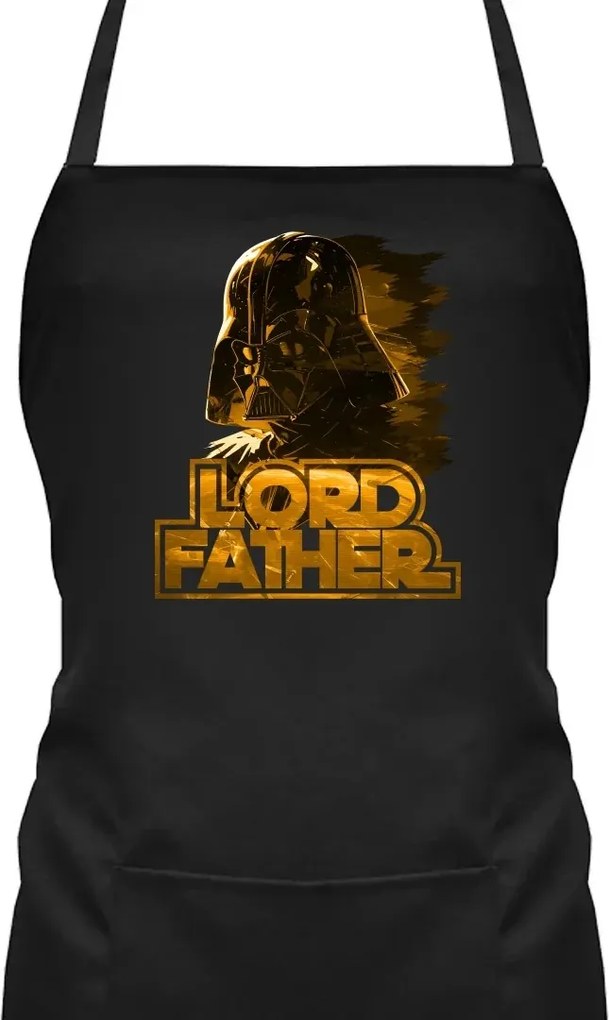 Nyomott mintás ajándék kötény apának Lord father