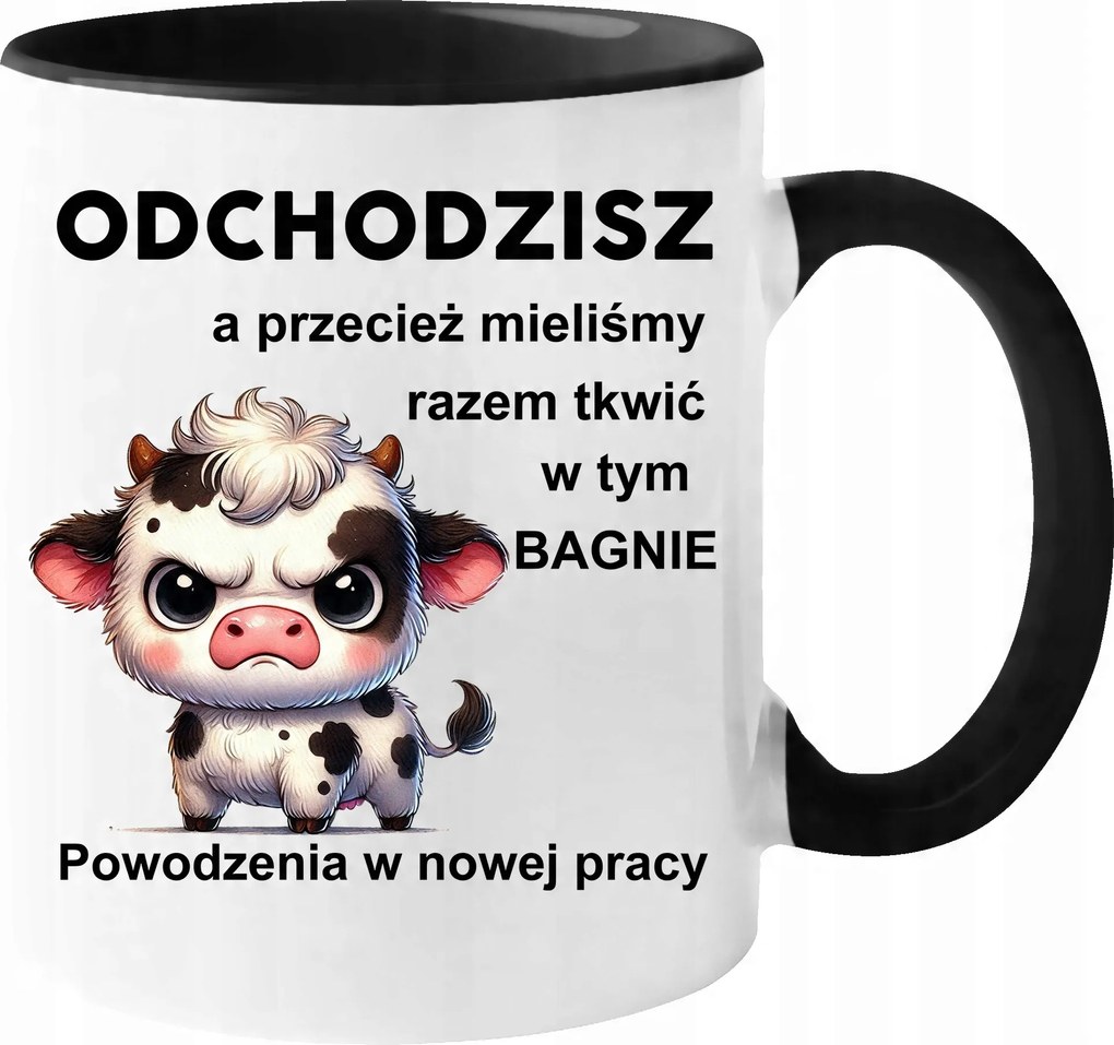 Bögre Ajándék Búcsú A Munkától Távozás A Munkából Tehén Távozik