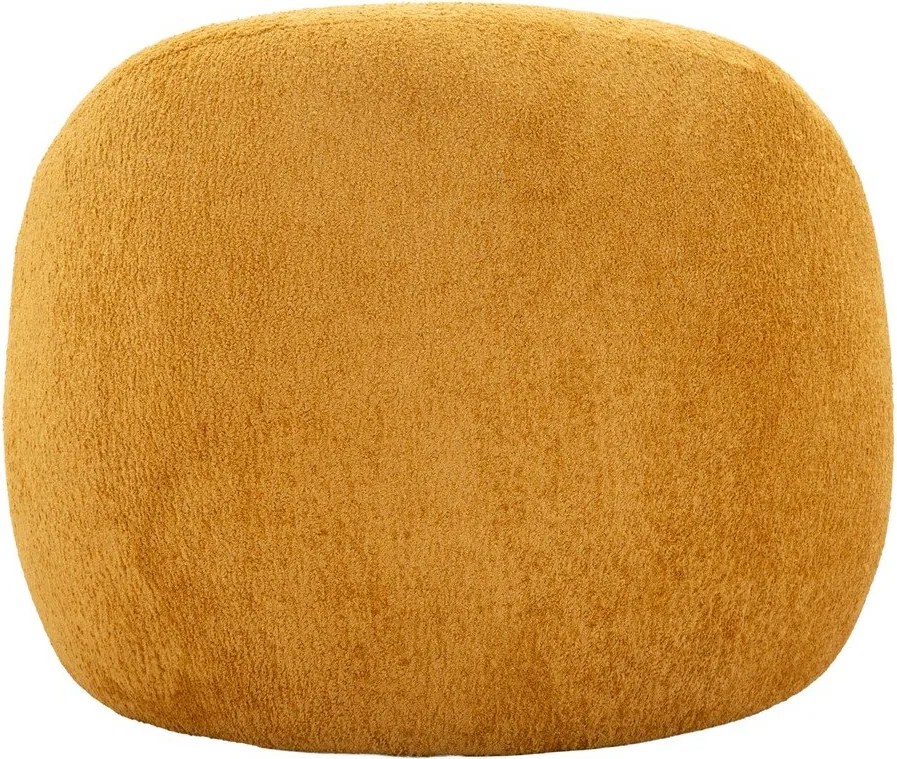 Mustársárga buklé fotel Ginerva – Mauro Ferretti