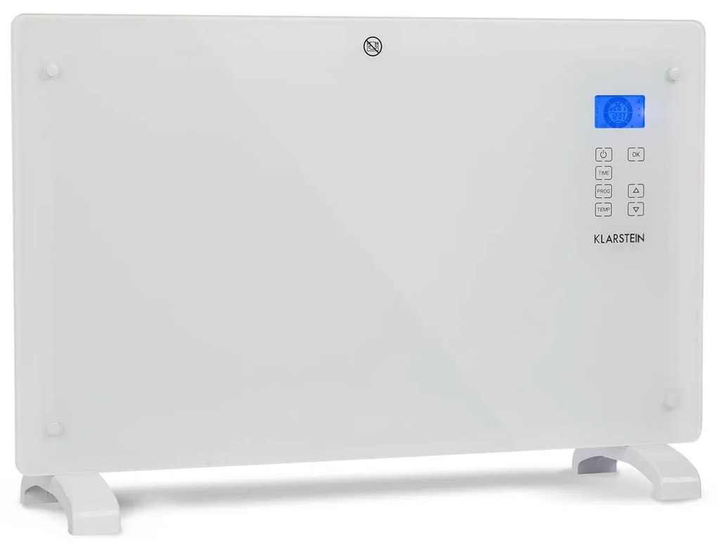 Norderney, konvektor, 2000 W termosztát, időzítő, 30 m², fehér