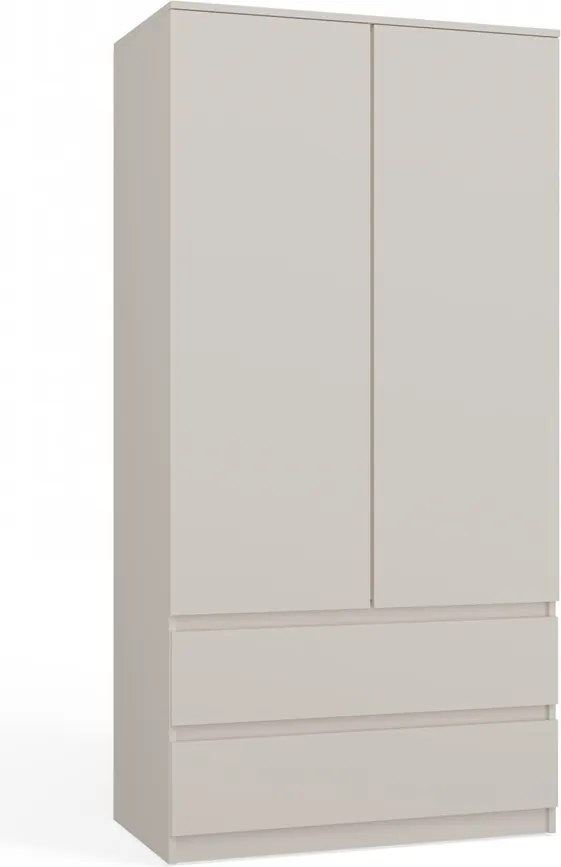 SS-90 gardróbszekrény, 90x180x50 cm, kasmír