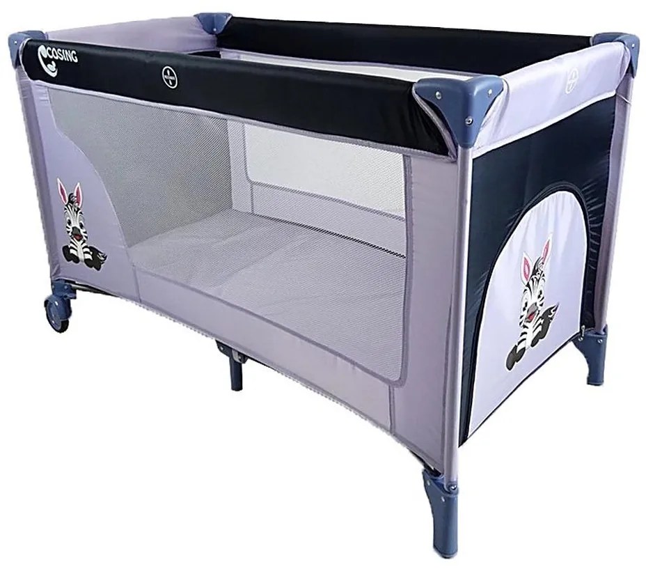 COSING - Utazó kiságy ADAM Zebra Grey