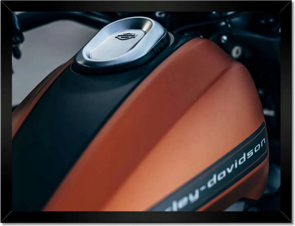 Poszterek keretben 40x30 Harley Davidson Motorkerékpár