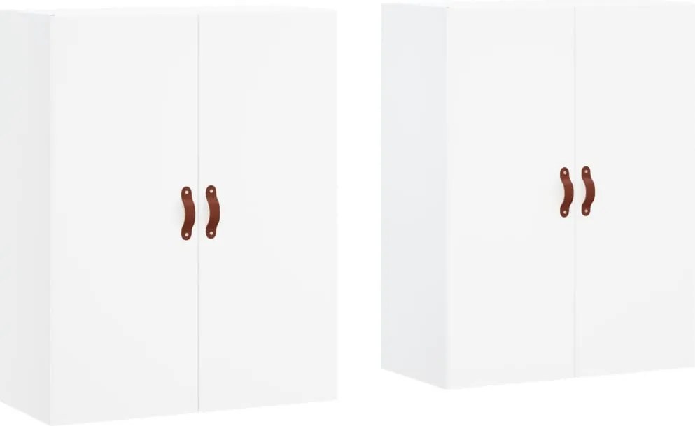 vidaXL 2 db fehér fali szekrény 69,5 x 34 x 90 cm