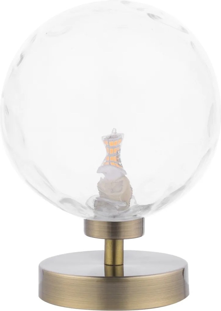 Dar Lighting modern asztali lámpa esben antik sárgaréz daresb4175-12