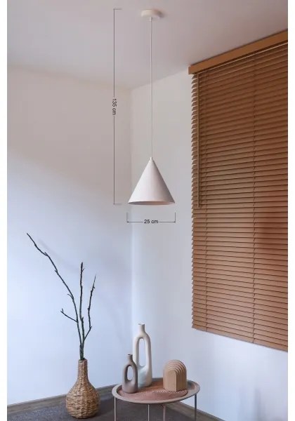 Duolla - Zsinóros csillár IRONLINE 1xG9/3W/230V átm. 25 cm fehér