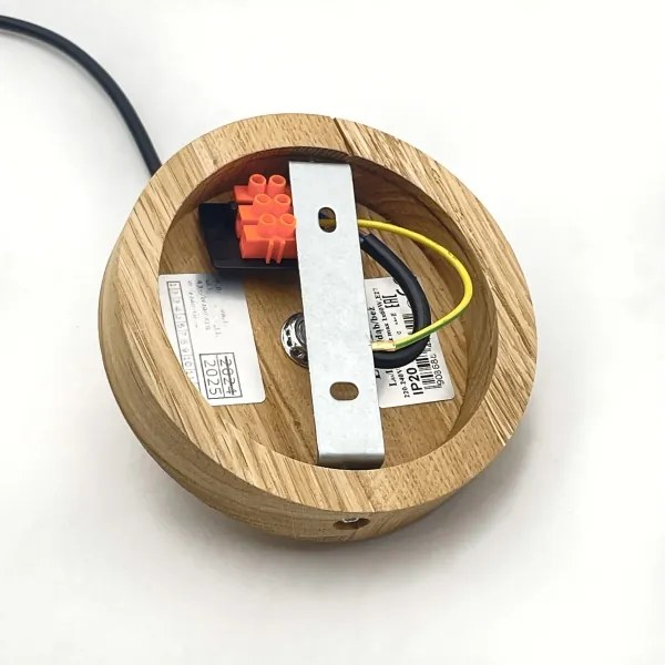 Brilagi - LED Csillár zsinóron ANTHONY 1xE27/60W/230V tölgy/barna