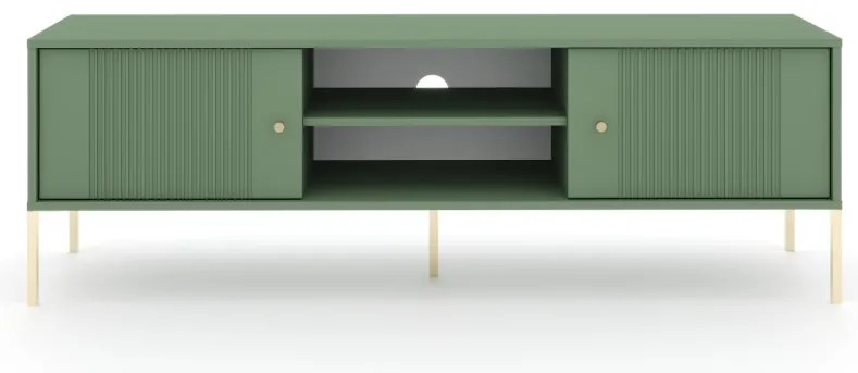 Tv Állvány Zöld/Arany Színben. ISEO IS01. 155 cm.