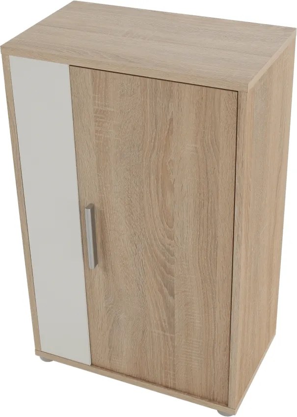 Nappali fal, tölgyfa sonoma/fehér, KEVIN