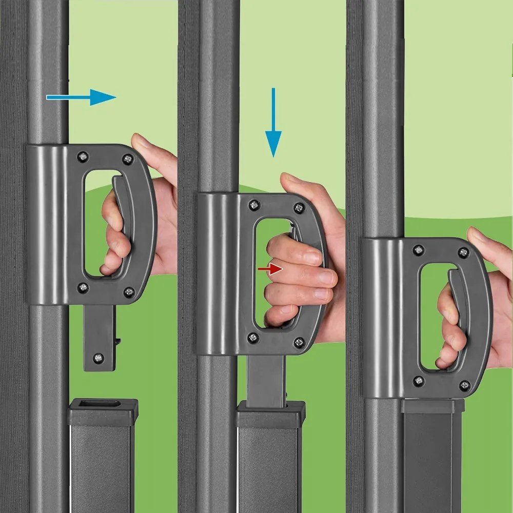 NOSARA oldalárnyékoló teraszra, 180x300cm, antracit Casaria