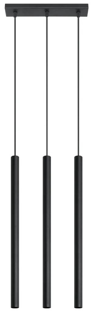 SOLLUX SL-0470 PASTELO Többágú Függesztett Lámpa Fekete G9 IP20