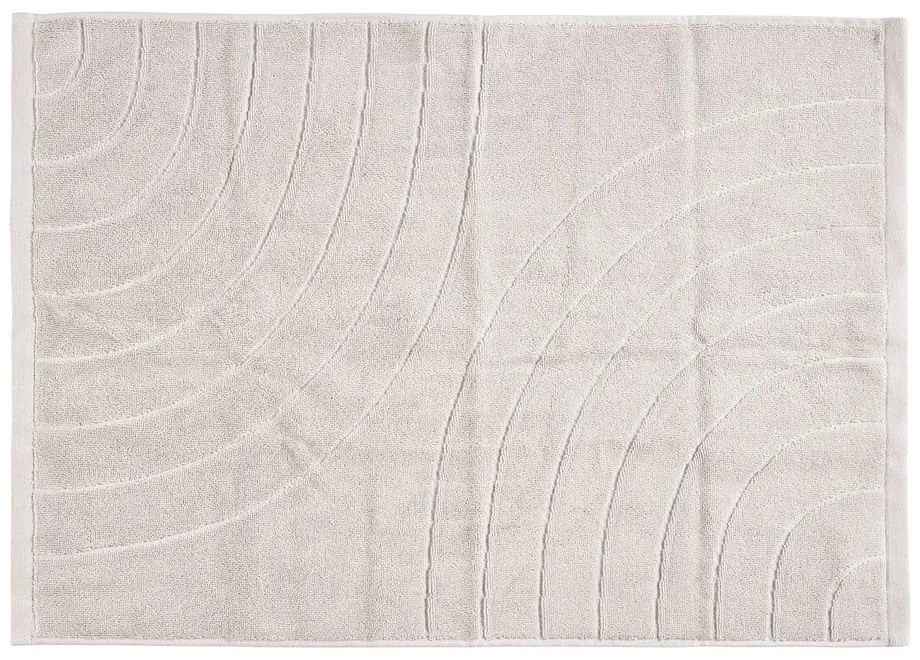 Világosszürke frottír pamut törölköző 50x70 cm Time – Zone