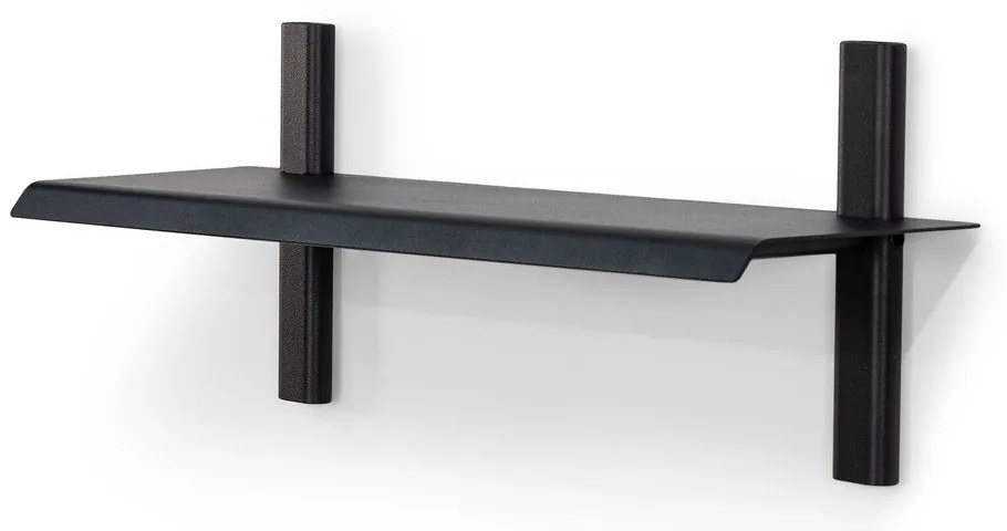 Fekete fém fali polc 60 cm Hola – Spinder Design