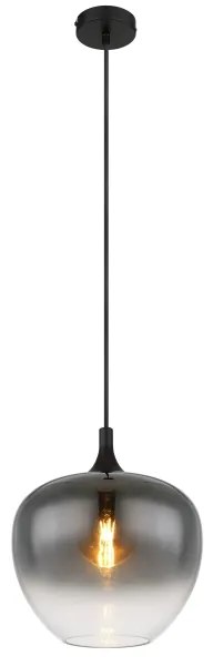 Globo 15548H1 - Csillár zsinóron MAXY 1xE27/60W/230V fekete