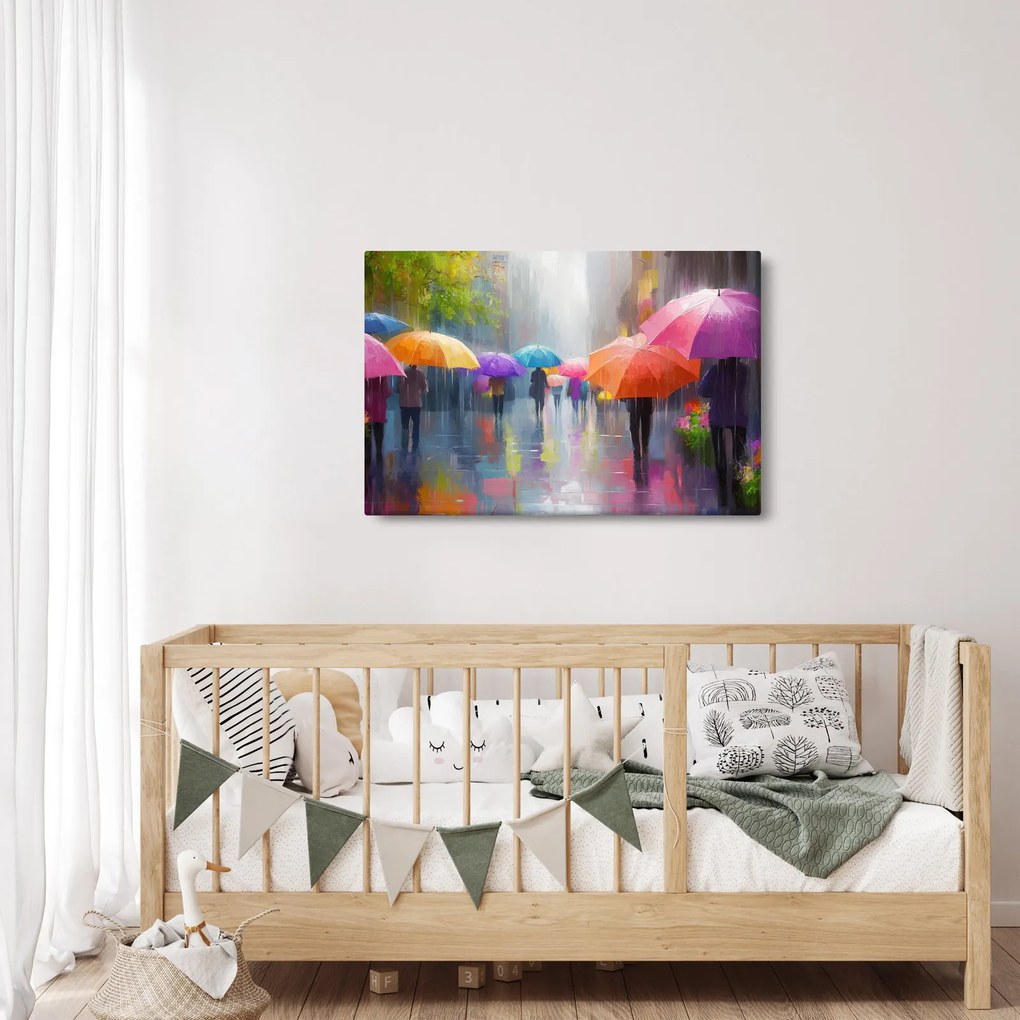 Kép - Esős nap (90x60 cm)