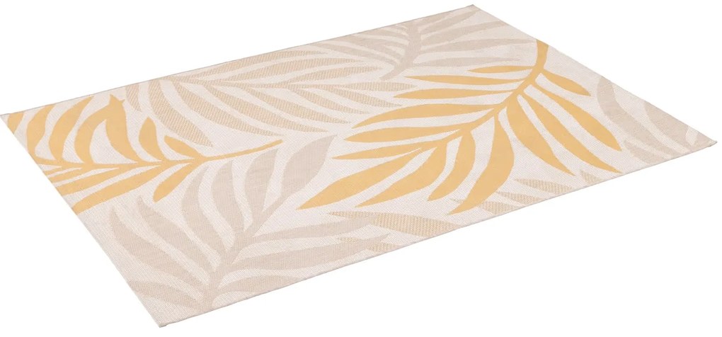 Wedge kültéri szőnyeg mustársárga-szürke 160×230 cm