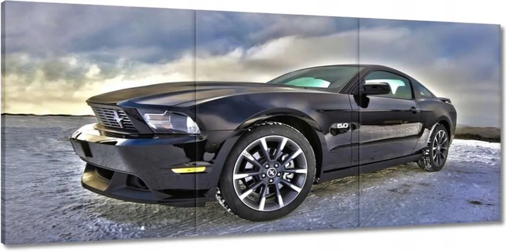 Képek 150x70 Ford Mustang a hóban Autó Klasszikus Made in Usa