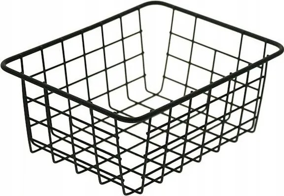 Fém Kosár Drót Fekete Gyümölcs Rendszerező Zöldség Fűszerek Díszek