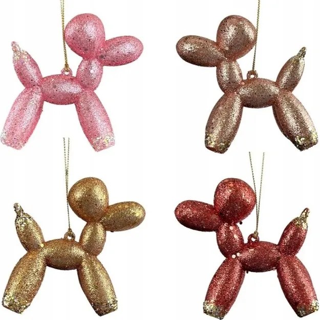 Kurt Adler karácsonyfadísz lufi kutya 1 darab