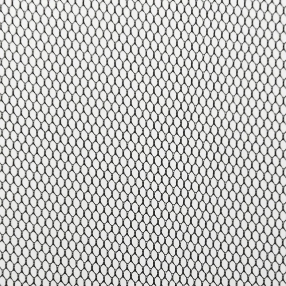 fekete szúnyogháló ajtóra 10 részes hálós függönnyel 240x240 cm