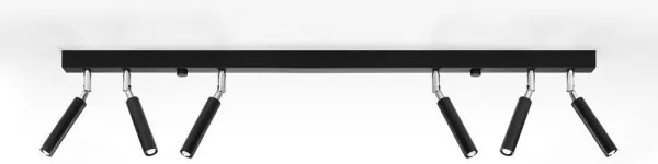 Spotlámpa EYETECH 6xG9/12W/230V fekete