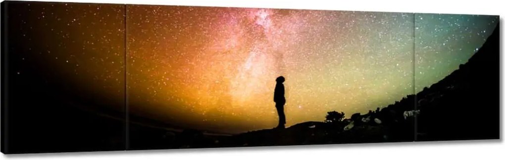 Vászonkép 170x50 Tejút