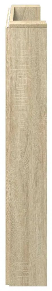 Fejtámla polcokkal Sonoma tölgy 140 x 16,5 x 103,5 cm Faanyag