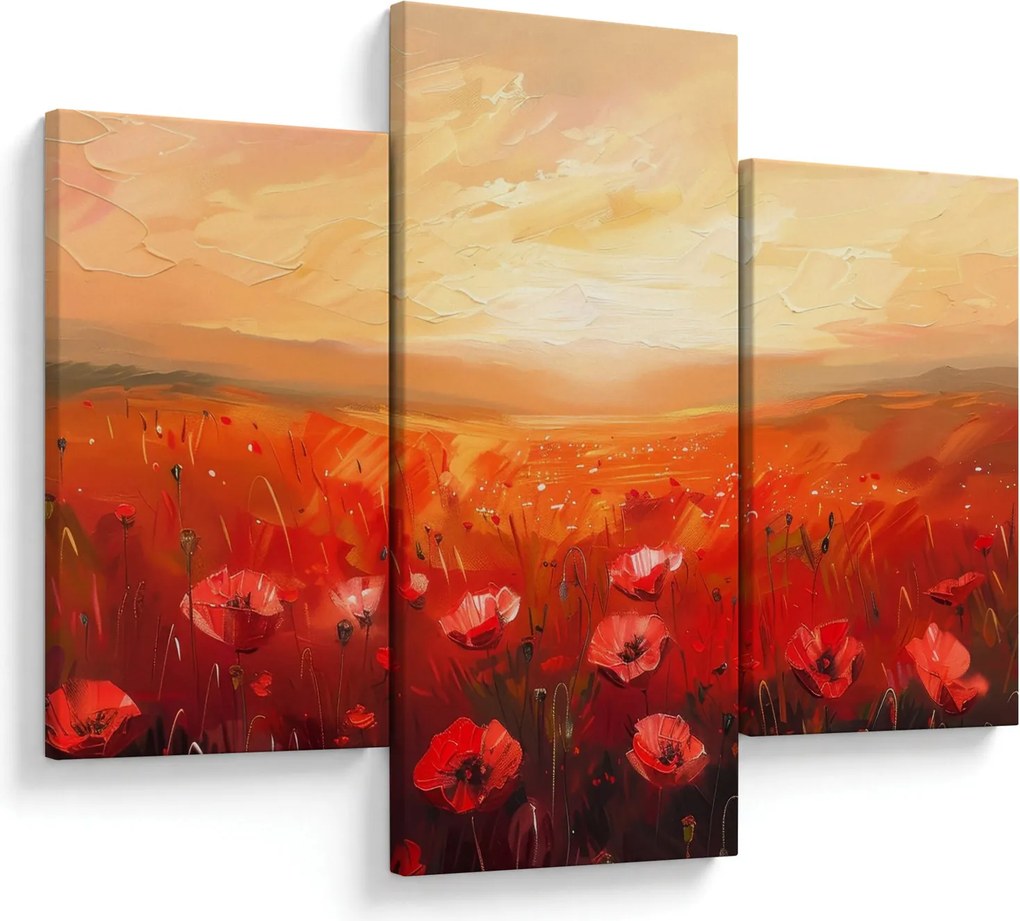 Kép - Mező pipacsok (90x60 cm)
