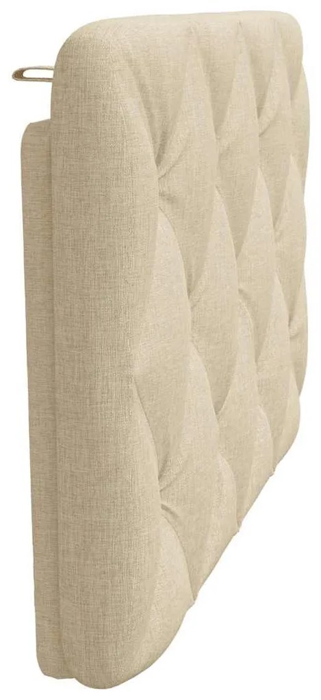 krémszínű szövet fejtámla párna 80 cm