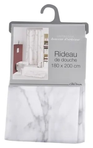 Zuhanyfüggöny 180x200 cm Marbre – douceur d'intérieur