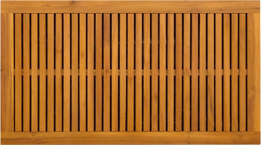 vidaXL Kerti Tároló Doboz 185 L Tömör Akácfa 90 x 50 x 56 cm Bézs