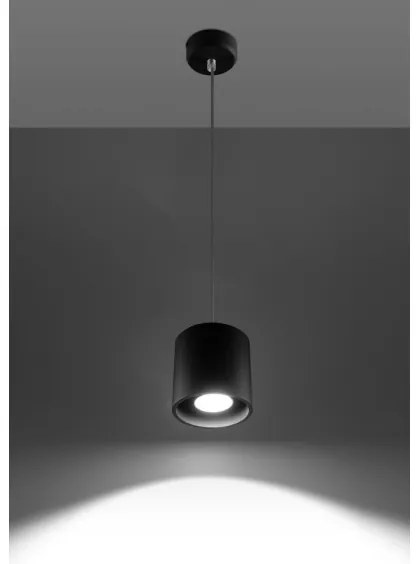 Csillár zsinóron ORBIS 1 1xGU10/40W/230V fekete