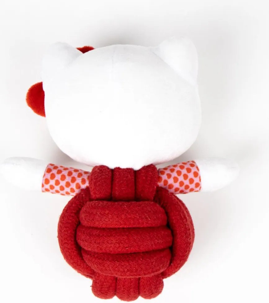 Hello Kitty Red kötél kutyajáték 15 cm