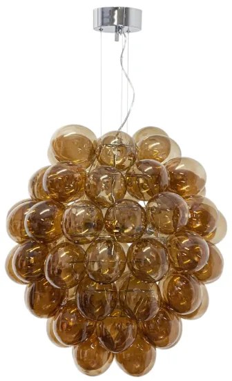 ByRydens 4202230-5512 - Csillár zsinóron DELUXE 4xE14/5W/230V füstös/barna