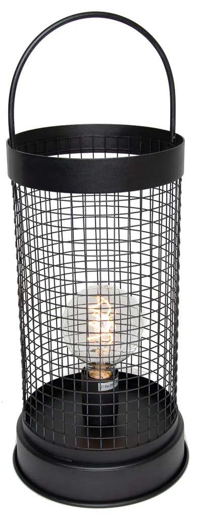 Modern asztali lámpa szürke 52 cm - Horario