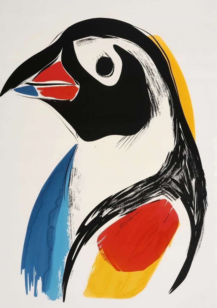 Poszter 59,4x84,1cm Madár portré