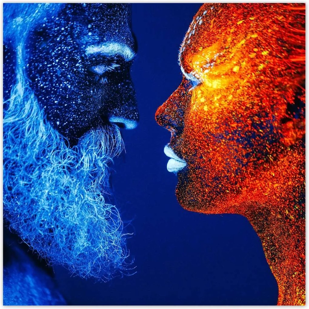 Poszterek 30x30 Ő hideg Ő forró szex