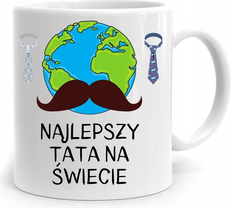 Apák Napi Bögre Apáknak A Világ Legjobbja fényképes nyomattal