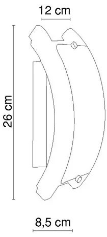 Globo 41309 - Fali lámpa ADMIRAL 1xE14/40W/230V