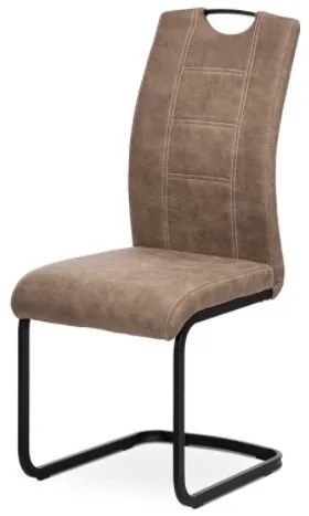 Modern Szánkótalpas Étkezőszék Trüffel Színben Dcl-413