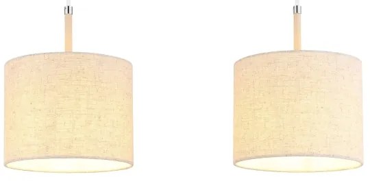 Globo 15968-3H - DELEON kábeles csillár 3xE27/40W/230V