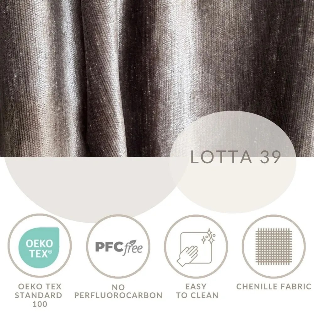 Barna kárpitozott ágyneműtartós franciaágy ágyráccsal 200x200 cm Aruba L – Maison de Rêve