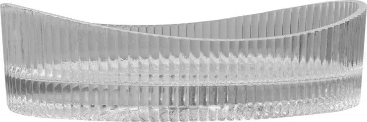 Mexen Kivo üveg mosdótál pult feletti 50 x 37 cm, szürke - 24215066